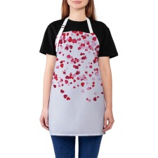 Apron of a kitchen with a photo print 