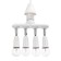 Lamp 1116/4 E27 40W white 5x19x17.5 cm Bayerlux