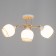 Celestial chandelier Kimberli 3KHE27 40W gold, white