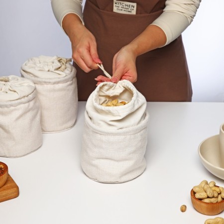 Set of bags for storing products, 3 pcs, 15x13 cm-3