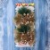 Jewelry jewelry "spruce composition" (set 2 pcs) Bant with print, 13x12 cm, gold