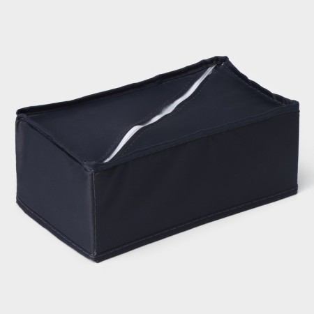 Organizer for linen 8 cells LadOM, 24x14x10 cm, graphite color-5