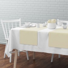 A set of tracks on the Billy table, size 40 x 150 cm - 4 pcs, cream
