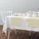 A set of tracks on the Billy table, size 40 x 150 cm - 4 pcs, cream