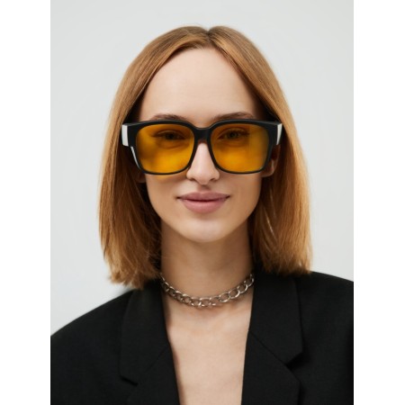 Glasses for the driver, anti -Belk, antiphara, UV 380, width 14.3 cm, pipe 15.4 cm-1