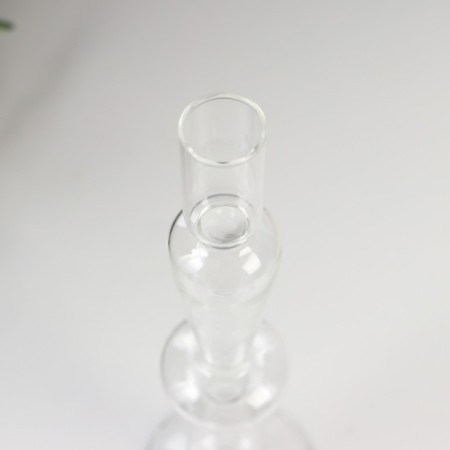 Glass of Glass for 1 candle "Elsas" transparent 30x8.5x8.5 cm-2