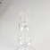 Glass of Glass for 1 candle "Elsas" transparent 30x8.5x8.5 cm