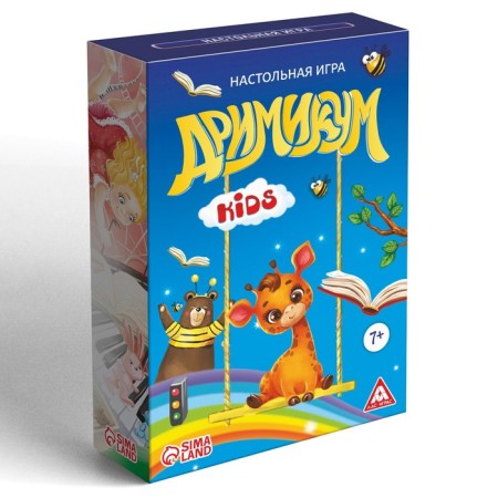 Board game for asociation and imagination "Drimikum Kids", 64 cards, 7+-4