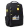 Youth backpack 45 x 31 x 12 cm, ergonomic back, Across M-4, black/yellow M-4-1
