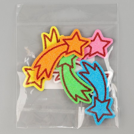 Set of stickers from EVA "Stars", 6 pcs., Mix color-5