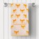 Terry towel Fox, size 30x50 cm, orange color