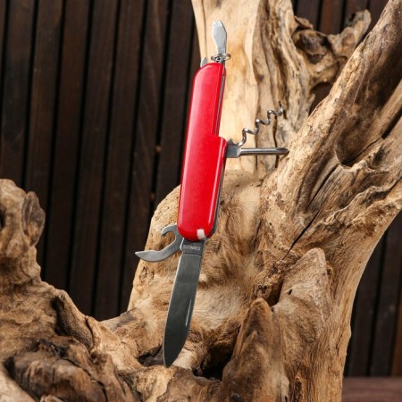 Swiss knife "Master K" 6B1, red-1