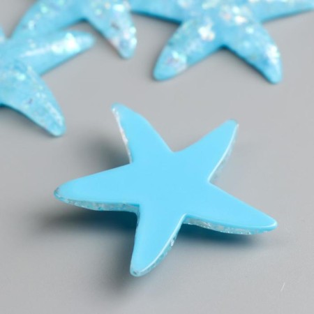 Decor for creativity Plastic "Sea Star" foil 4.8x4.7 cm-1