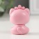Polystone souvenir "A cat with a golden bell" mix 2x3x5 cm