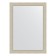Mirror in the baguette frame, poisoned silver 52 mm, 53x73 cm