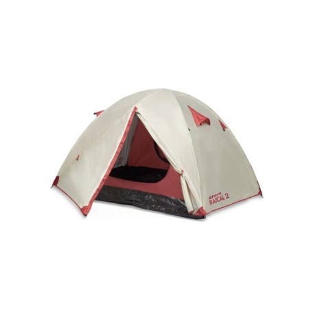 Tourist tent ATEMI BAIKAL 2B, 2-seater, gray/red color-14