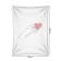 Decorative panel with photo printing "Heart in the hands", vertical, size 150x200 cm