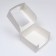 Confectionery packaging with a window, white, 23.5 x 23.5 x 11.5 cm