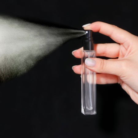 A bottle for storage, with a spray, 10 ml, black color-6
