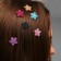 Hair clips, butterflies, 8 pcs "Velcro", Masha and the bear