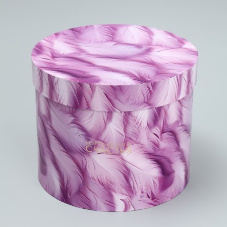 Set of hats 5 in 1, gift packaging, “feathers”, 13 x 14 - 19.5 x 22 cm-8