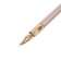 Gift handle, feathers, in the leatherette case, golden housing