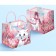 Gift package with a wide bottom, 30x30x30 cm, cats aristocrats