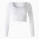 TOP with a long sleeve Minaku: Sportly; Color white rr r l
