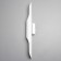 Sconces "bambo" E27 40W white gold 6x6x60cm