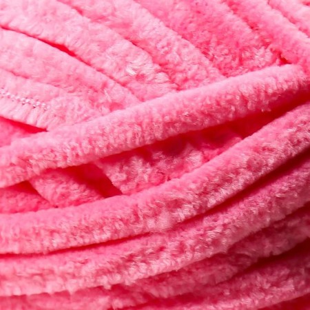 Yarn "Velluto" 100% microopoliester 68m/100g (121 pink lollipation)-2