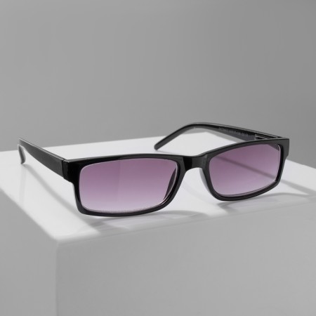 Ready glasses east 6617 tinted, black color, bending pipe, +3-3