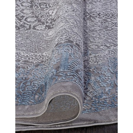 Oval Carbon Karmen Hali Armina, size 200x290 cm, color Blue/Blue-1