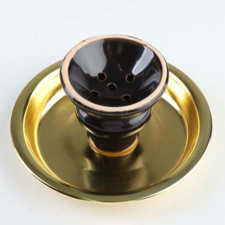 Hookan "Gohan", 52 cm, 1 pipe, golden-7