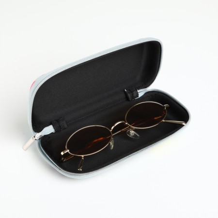Lightning glasses case, gray color-3
