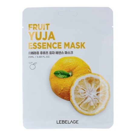 Facial face mask with vuzu lebelage extract