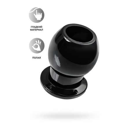 Toyfa Basic M, Full, TPE, 45x65 mm, black color black