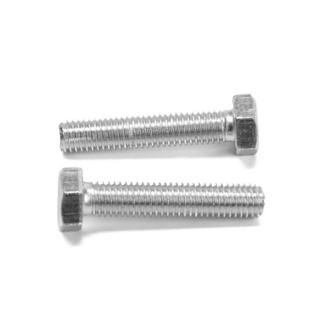 Bolt Stroybat, with a hexagonal head, galvanized, Din933, M8x40 mm, 3 pcs-3