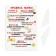 Poster on the stand "Mom's Rules" Origsheklo, 11.5 x 20 cm