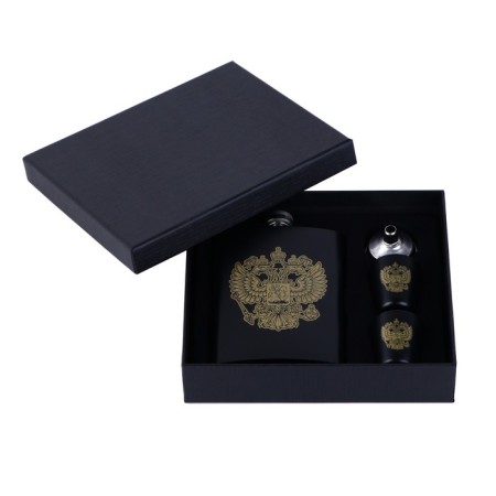 Gift set 4 in 1: Flood 240 ml, glass 30 ml, funnel, 2.5 x 3.5 cm-1