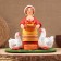 Kovrov toy "Baryshnya feeds geese", ceramics