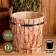 Lipes, 13 liters, plastic insert, stainless rim, rope handles, "dark bark"