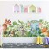 Interior plastic sticker "Beast in the grass" set 2 sheets 30x75 cm