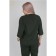 Female blouse, size 62, black color