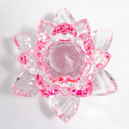 Souvenir glass "Lotus Rainbow Tourmaline" D-8.5 cm-2