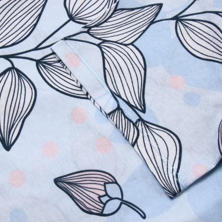 Night shirt female, the color is gray-blue, rr 50-2