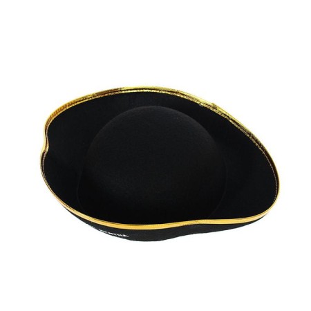 Pirate hat, children's, golden border, rr. 50-2