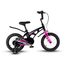 Велосипед 14'' Maxiscoo Cosmic Стандарт Плюс, цвет чёрный жемчуг