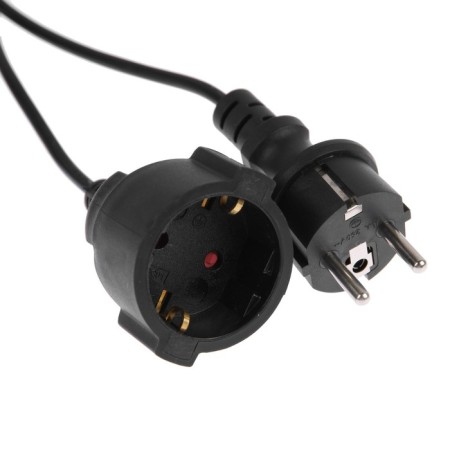 Extension cord on the frame 1 socket, 10m, 10a, PVS 3x0.75mm2, with salary, IP20-2
