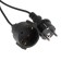 Extension cord on the frame 1 socket, 10m, 10a, PVS 3x0.75mm2, with salary, IP20