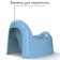Pot children's amrobaby elect, Blue color